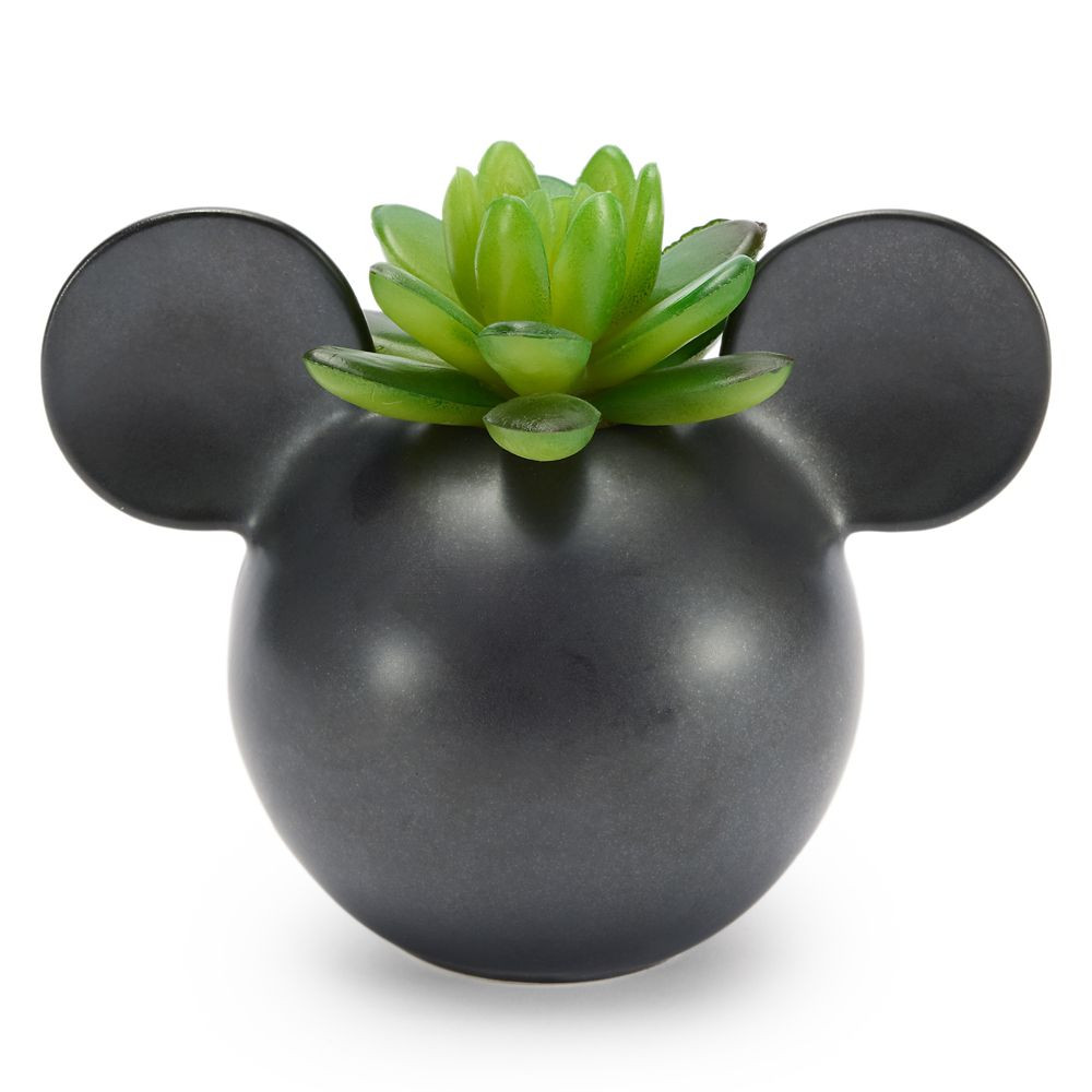 Mickey Mouse Icon Faux Succulent Ceramic Holder | Disney Store
