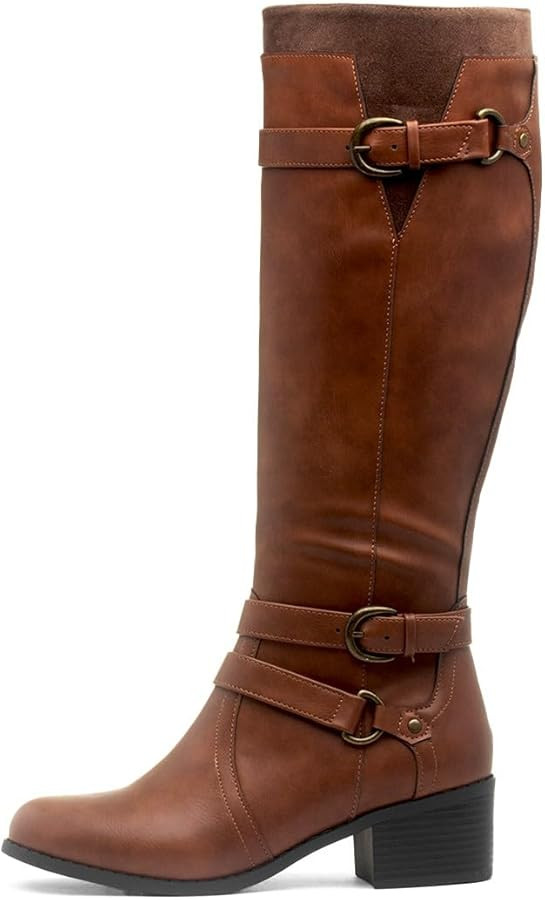 Lilley Womens Tan Knee High Boots | Amazon (UK)