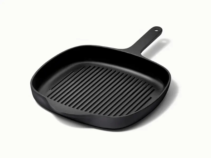 10.5” Enameled Cast Iron Grill Pan | Caraway