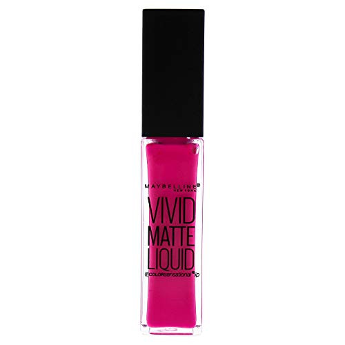 Maybelline New York Color Sensational Vivid Matte Liquid Lipstick, Electric Pink, 0.26 fl. oz. | Amazon (US)