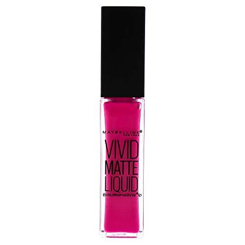 Maybelline New York Color Sensational Vivid Matte Liquid Lipstick, Electric Pink, 0.26 fl. oz. | Amazon (US)