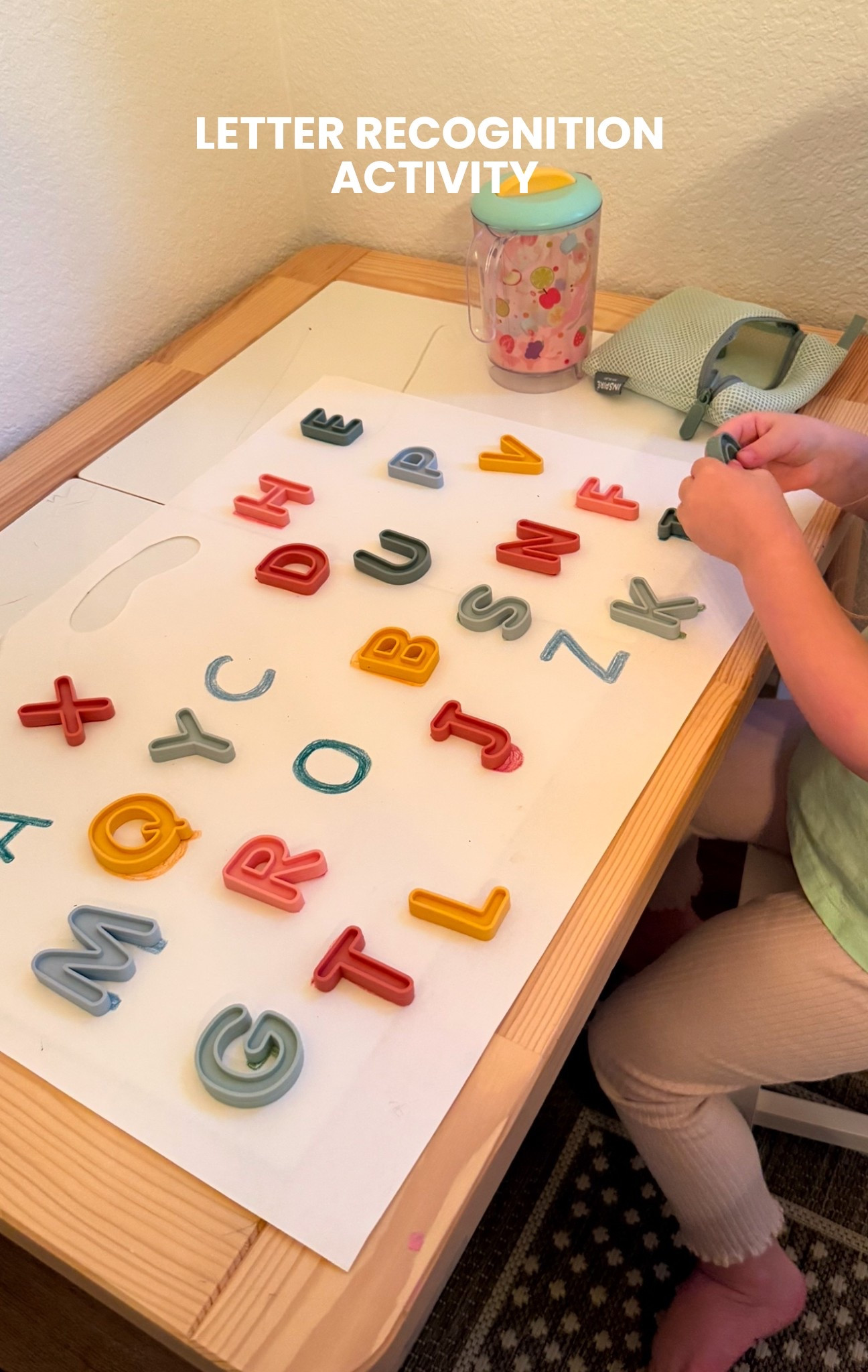 Letter recognition activity💜

#LTKFamily #LTKBaby #LTKKids