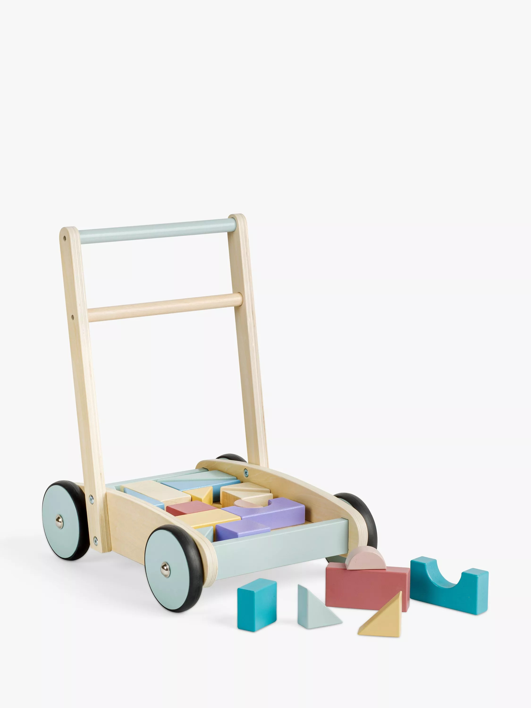 John LewisWooden Blocks Baby Walker, FSC-Certified Wood | John Lewis (UK)