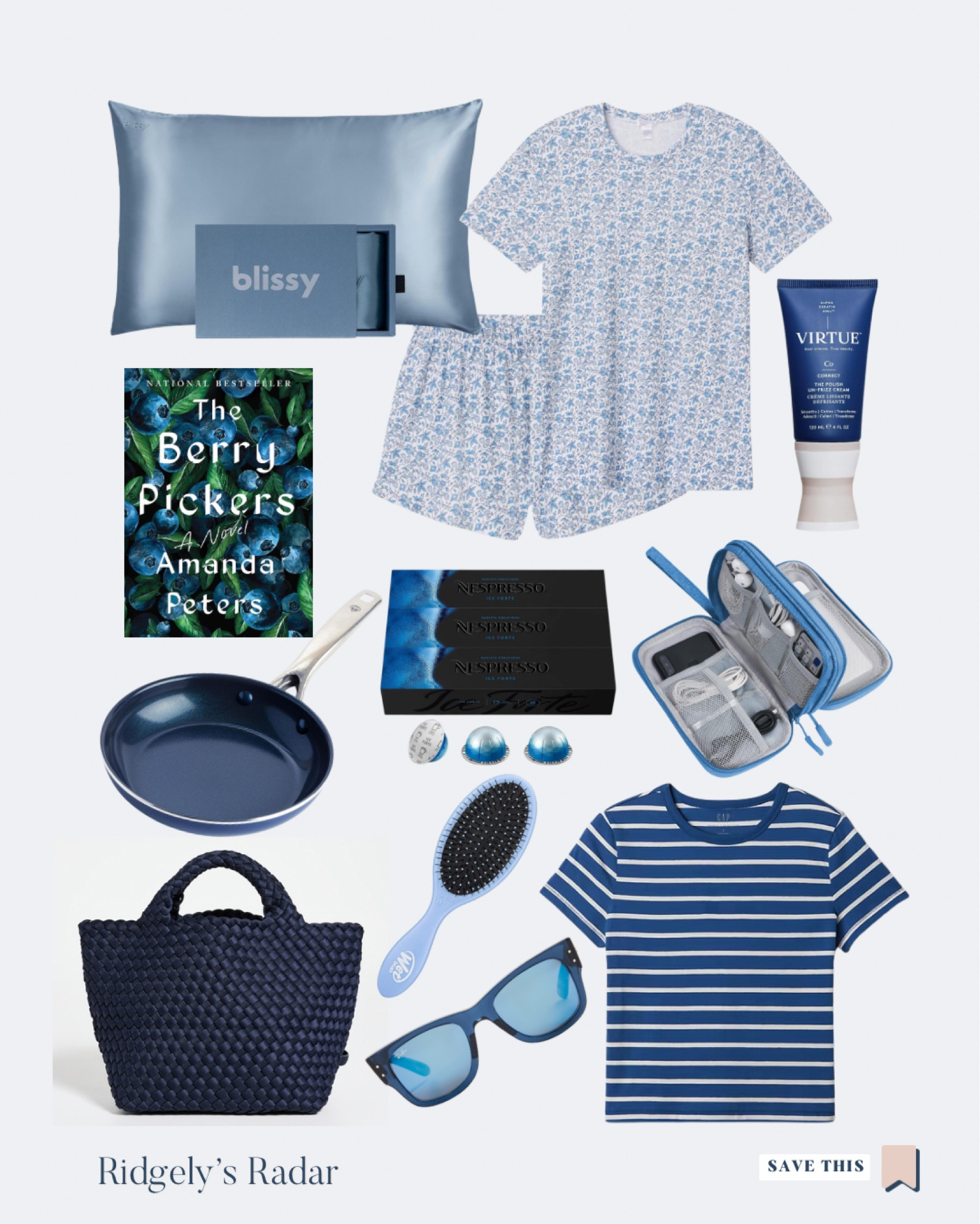 All the blues! Favorite PJS, best pan to fry an egg, my go to bag, happy hair silk pillow and styling cream plus the newest ice coffee I’m loving! 

#LTKFindsUnder50 #LTKHome #LTKTravel