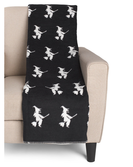Made In Portugal Witches On Sticks Throw | TJ Maxx