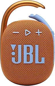 JBL Clip 4, Orange - Portable Bluetooth 5.1 Speaker - Up to 10 Hours of Play - Waterproof & Dust ... | Amazon (US)