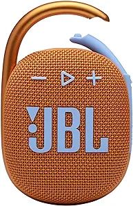 JBL Clip 4, Orange - Portable Bluetooth 5.1 Speaker - Up to 10 Hours of Play - Waterproof & Dust ... | Amazon (US)