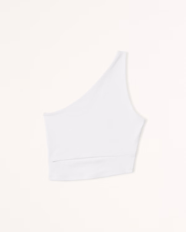 Women's Double-Layered Seamless Fabric One-Shoulder Cutout Top | Women's Tops | Abercrombie.com | Abercrombie & Fitch (US)