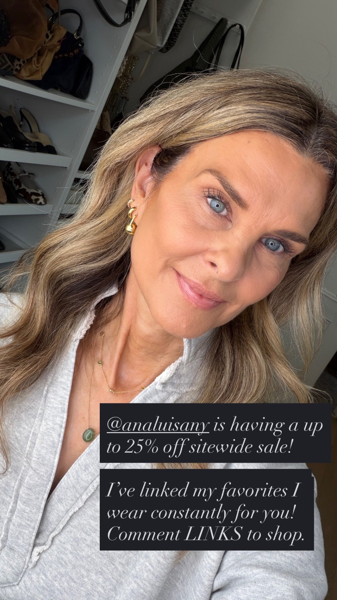 My everyday jewelry in 25% off right now! Ana Luisa is a brand I highly recommend for jewelry that has classic style but also trending styles! -The quality is 10/10, you will love for yourself or gifting! 

@analusia #analuisany
#AnaLuisaAmbassador
#BestDeal

#LTKSaleAlert #LTKValentine #LTKOver40