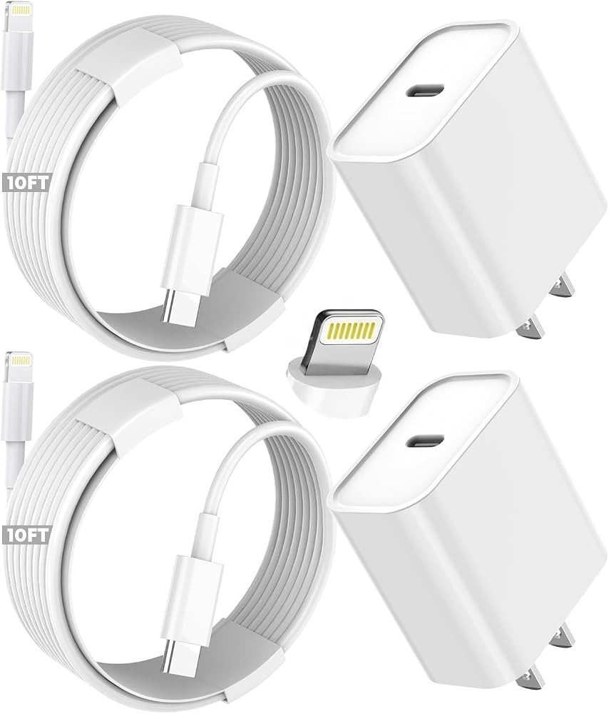 iPhone Fast Charger,Extra Long iPhone Charger Fast Charging 10Foot 2Pack i Phone Chargers 10FT US... | Amazon (US)