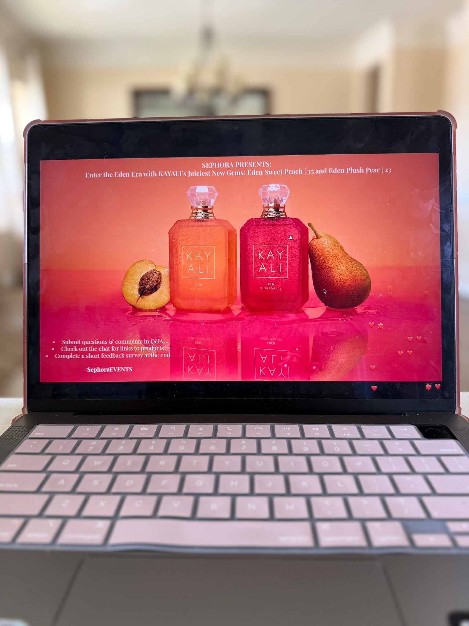 I enjoyed recently learning about the latest from Kay Ali presented by @Sephora . Can’t wait to get both of these fragrances 🍑🍐