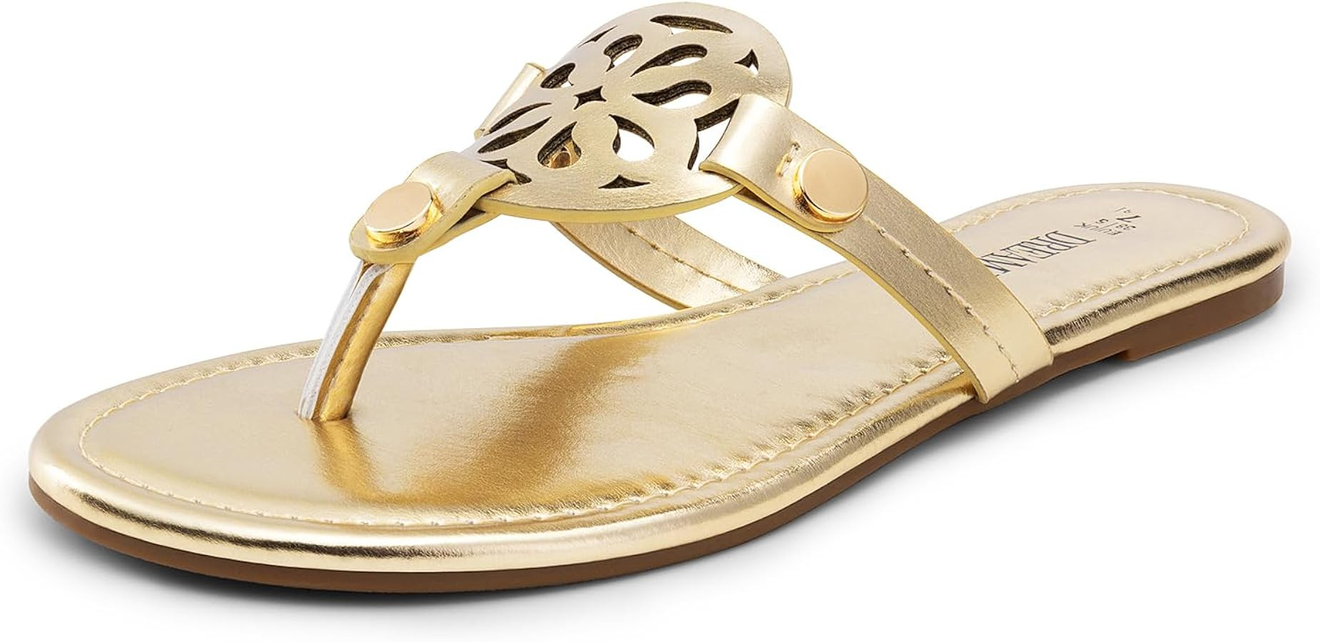 DREAM PAIRS Women's Flip Flops Comfortable Soft Cushion Slide Slip on Summer Beach Thong Flat San... | Amazon (US)