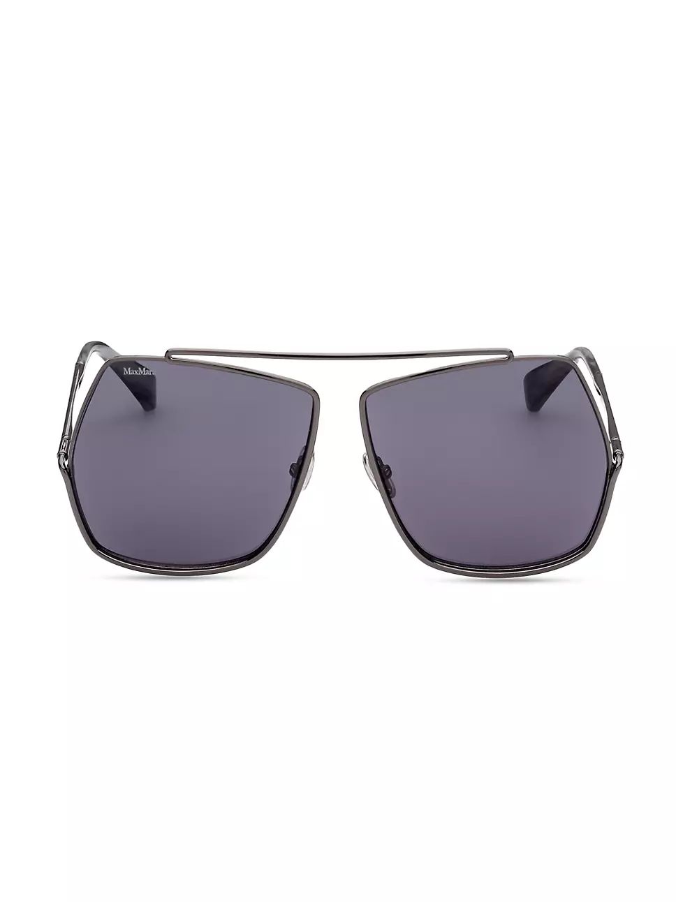 Max Mara 64MM Geometric Sunglasses | Saks Fifth Avenue