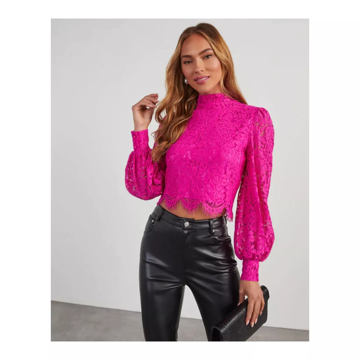 Lace-trimmed Crop Top curated on LTK