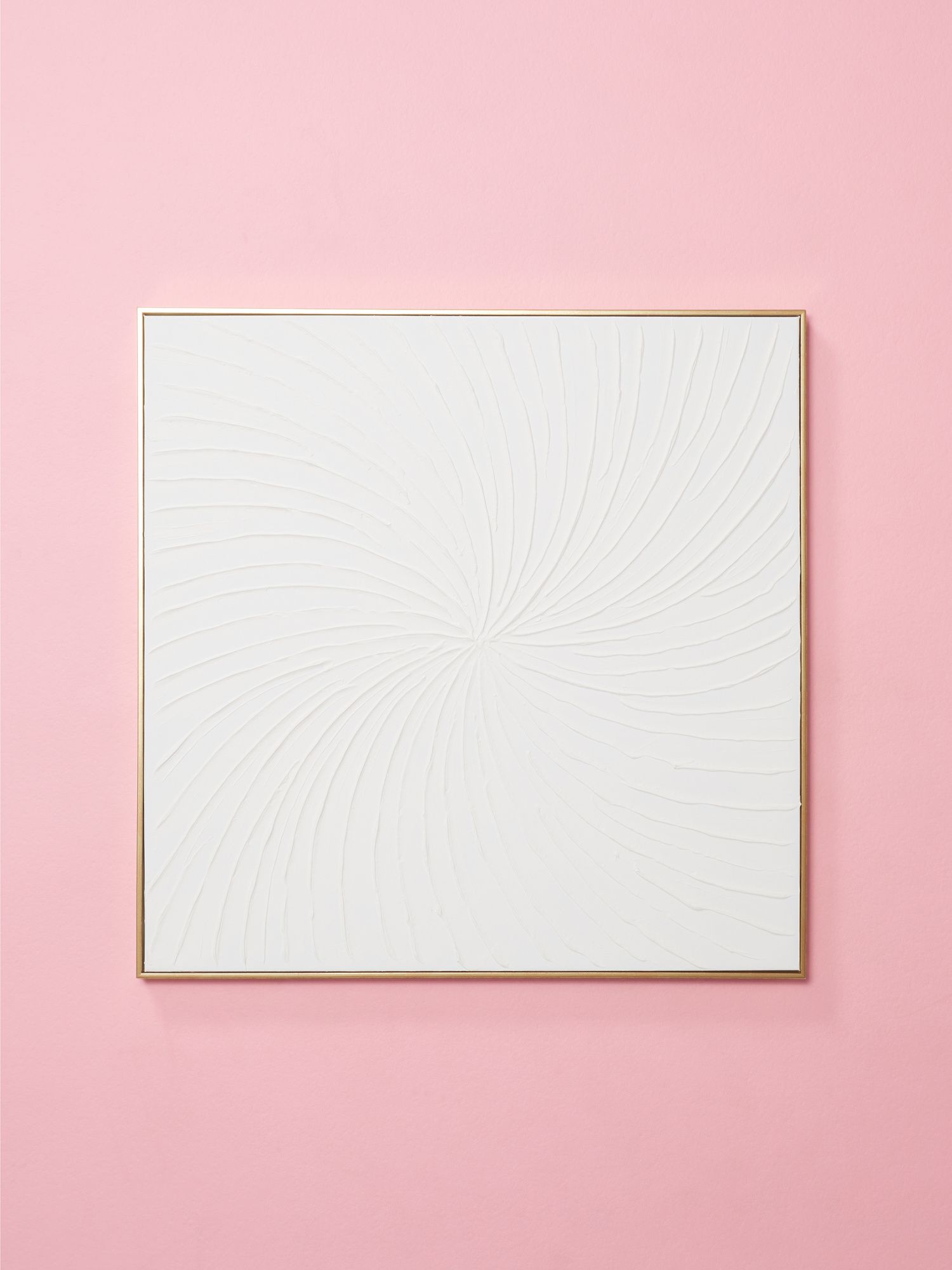 30x30 Canvas Plaster Swirl Wall Art In Frame | Living Room | HomeGoods | HomeGoods