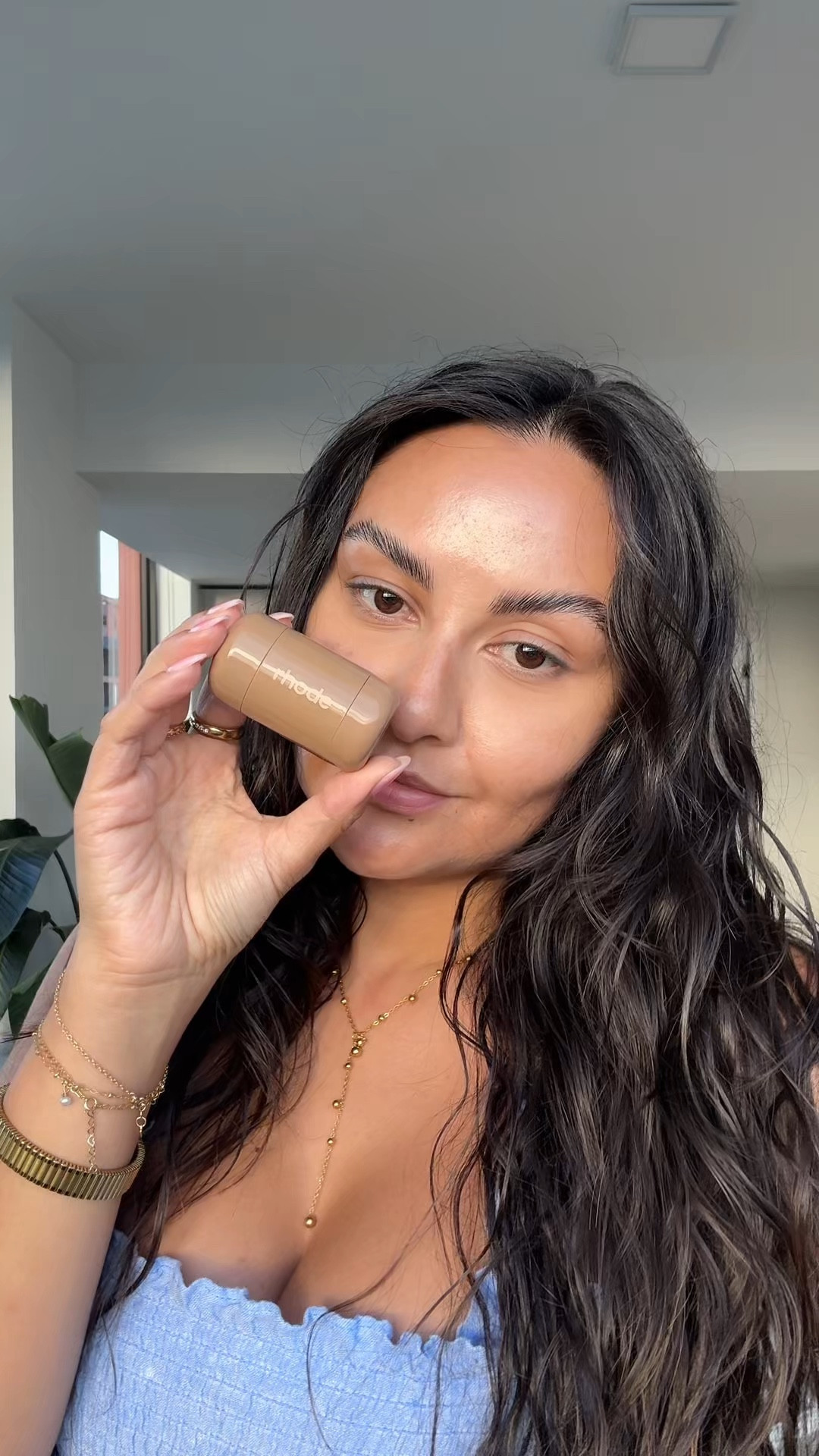 One blush used 3 ways // Rhode pocket blush // rhode blush in toasted teddy 

#LTKBeauty