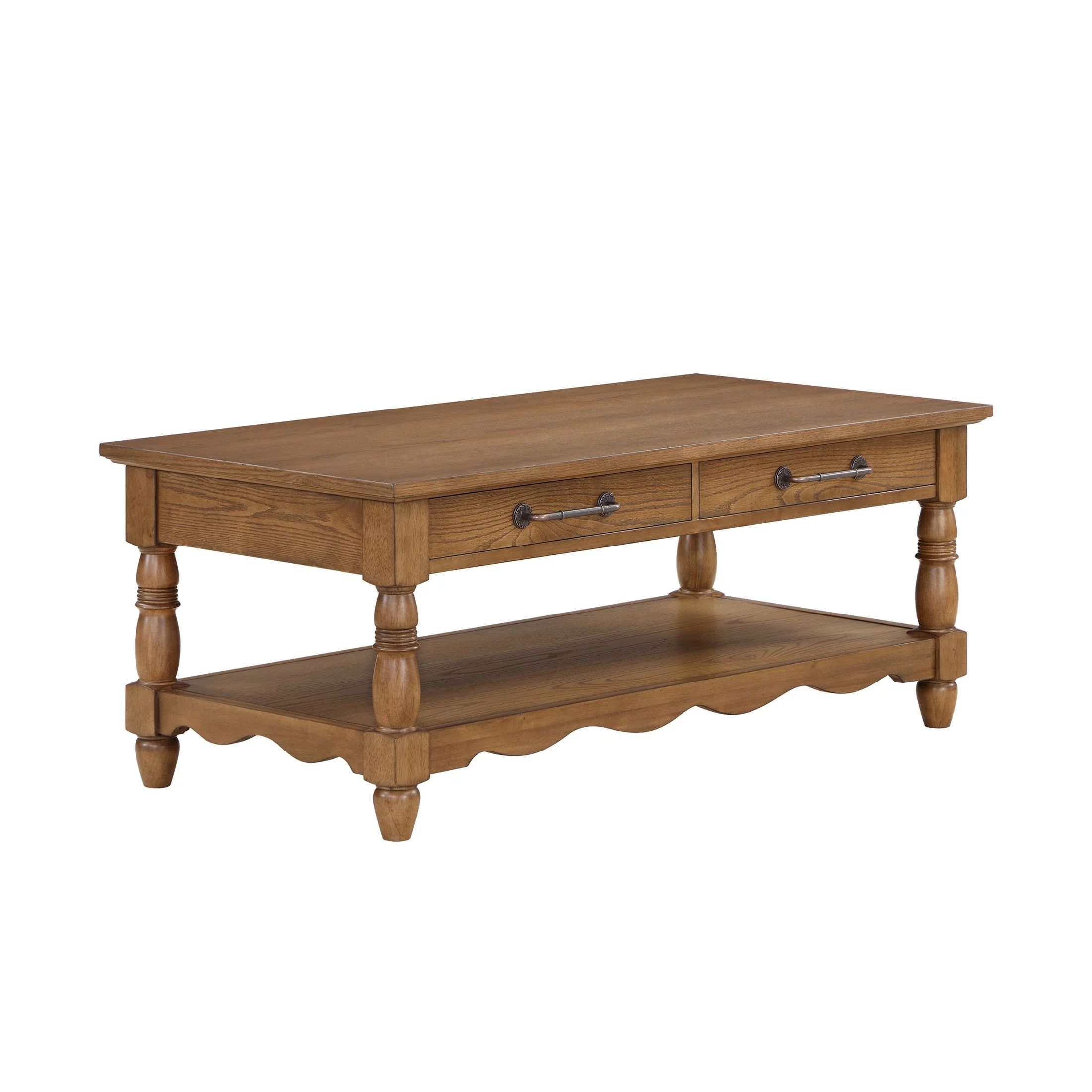 The Pioneer Woman Helen Coffee Table Made With Solid Wood Frame, Heirloom Brown | Walmart (US)