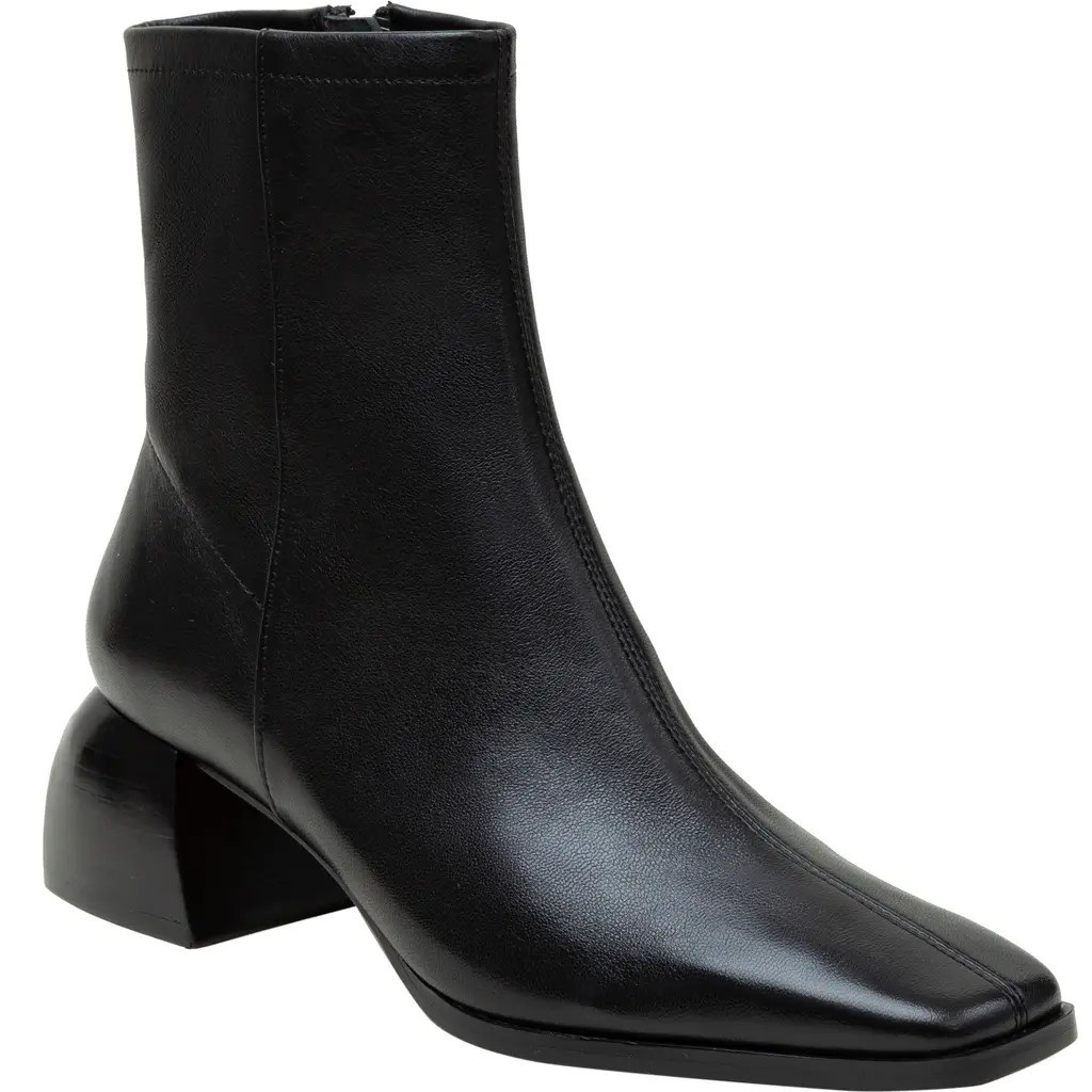 Linea Paolo Saylor Square Toe Boot in Black at Nordstrom, Size 9.5 | Nordstrom