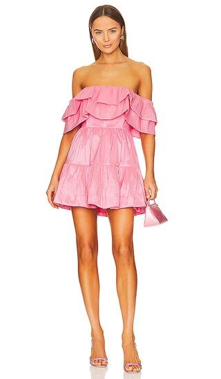 Lyla Mini Dress in Flamingo | Revolve Clothing (Global)