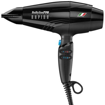 BaBylissPRO Rapido Hair Dryer - Black - 2000W | Target
