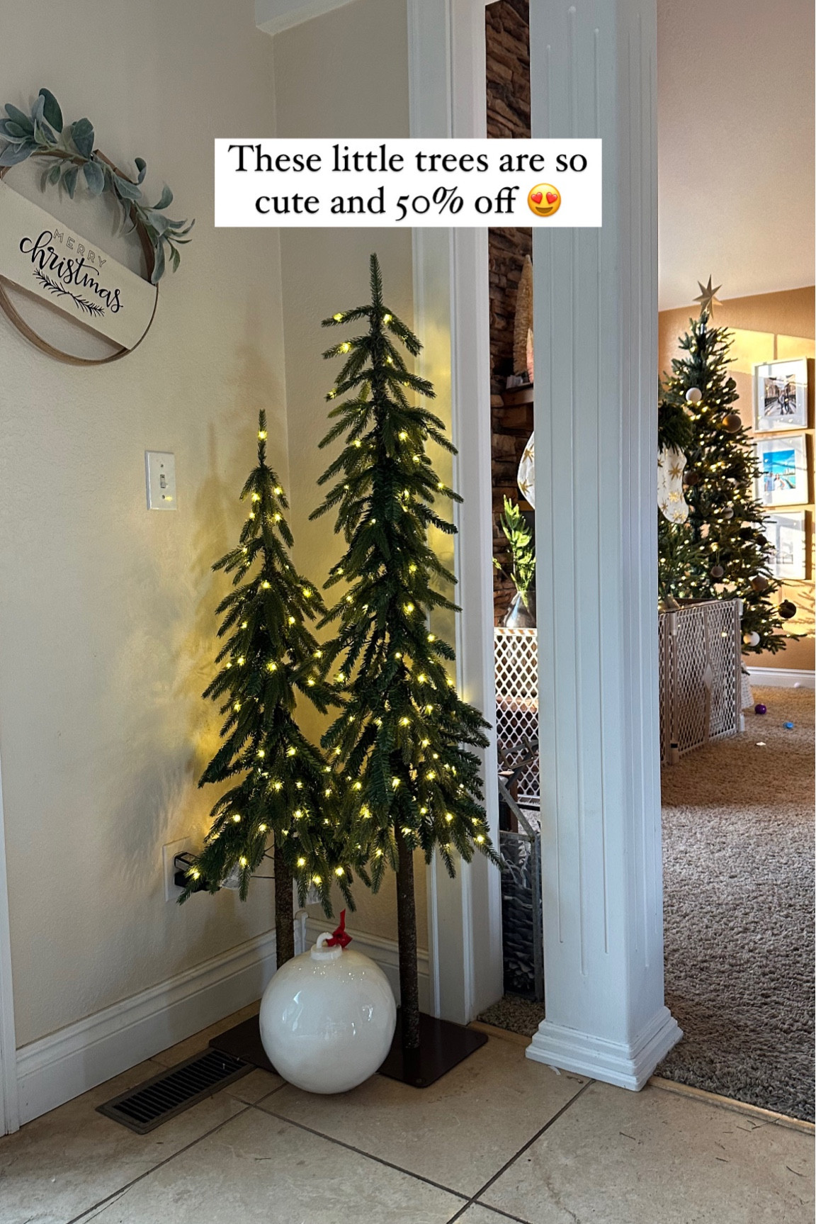 50% off these little trees! See if you can do store pick up if oos 

#LTKSeasonal #LTKHoliday #LTKsalealert