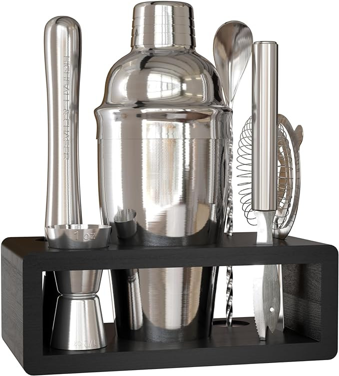 Highball & Chaser Cocktail Shaker Set: Bartender Kit for Home Bar Mixology Cocktail Bar Set Plus ... | Amazon (US)