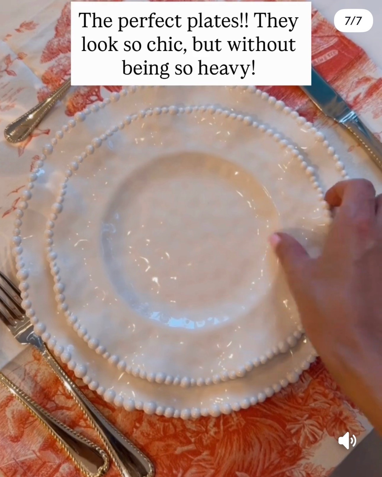 The perfect plates!! They look so chic, but without being so heavy!

#LTKSeasonal #LTKHome #LTKU