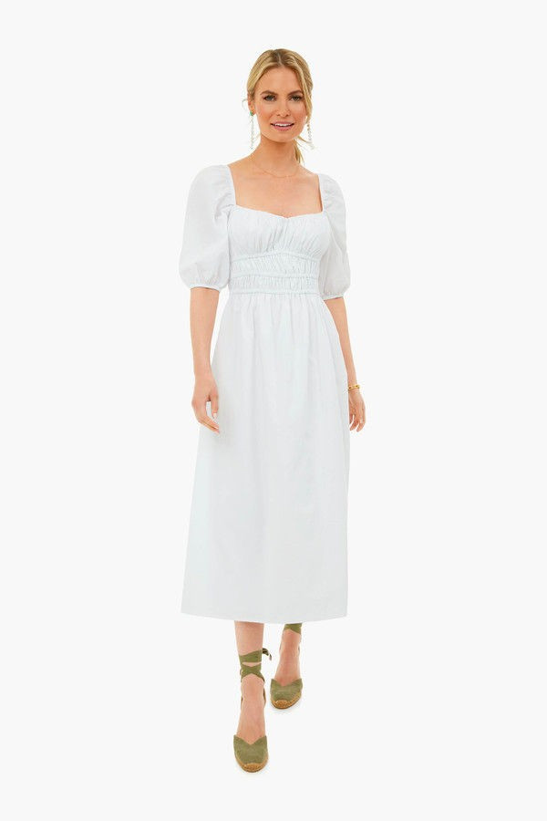 White Harmonita Midi Dress | Tuckernuck (US)