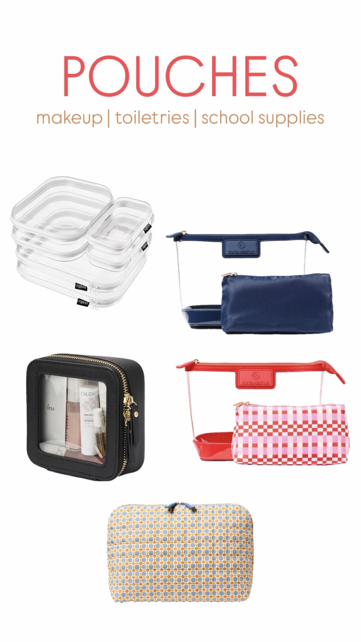All the best pouches in one place. Perfect for backpacks and bags.

#LTKKids #LTKmomlife #LTKselfcare