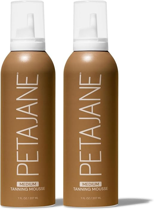 Medium Tanning Mousse, Fast-Absorbing Self Tanner Foam - 7 Fl Oz, 2 Pack | Amazon (US)
