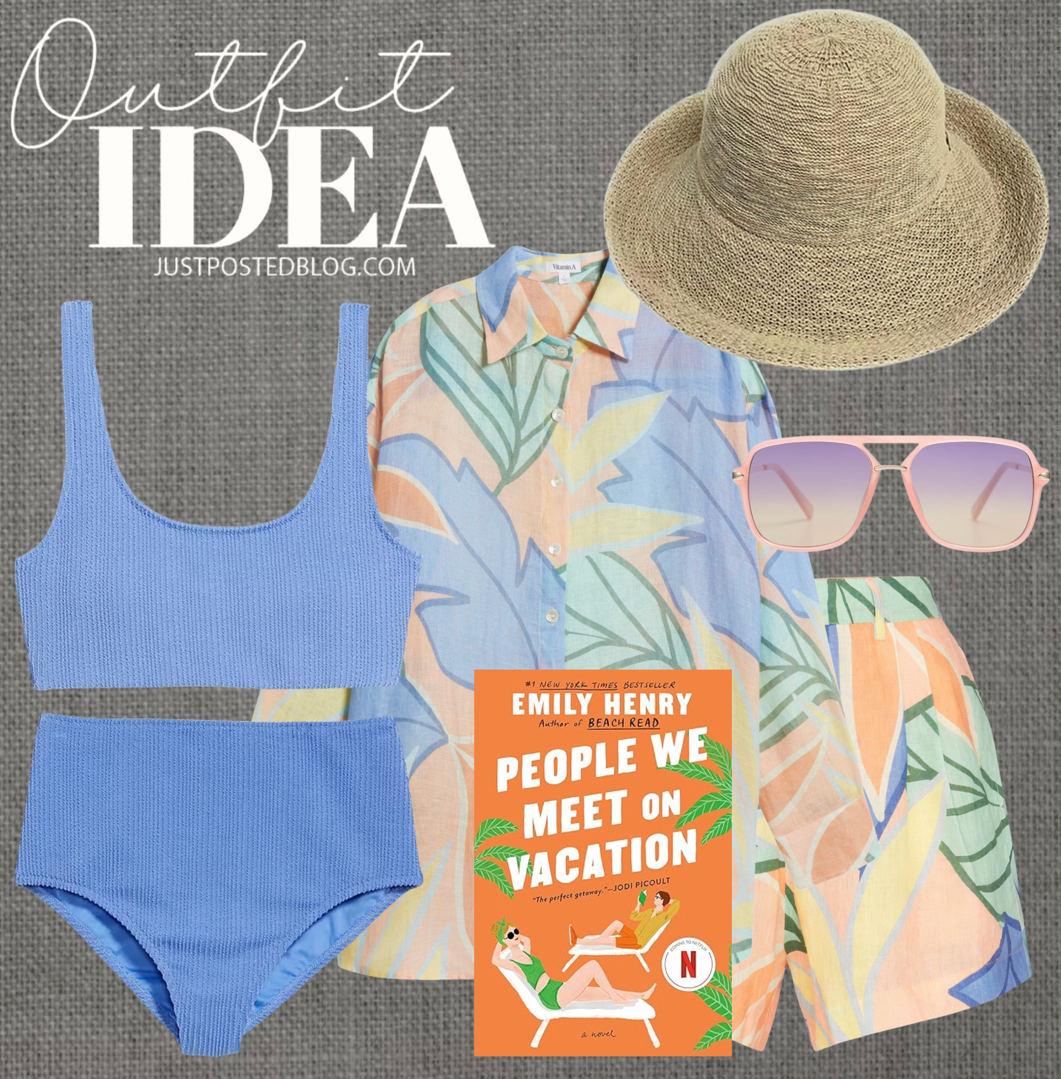 Beach or pool outfit idea 

 #LTKOver40 #LTKFindsUnder50 #LTKFindsUnder100