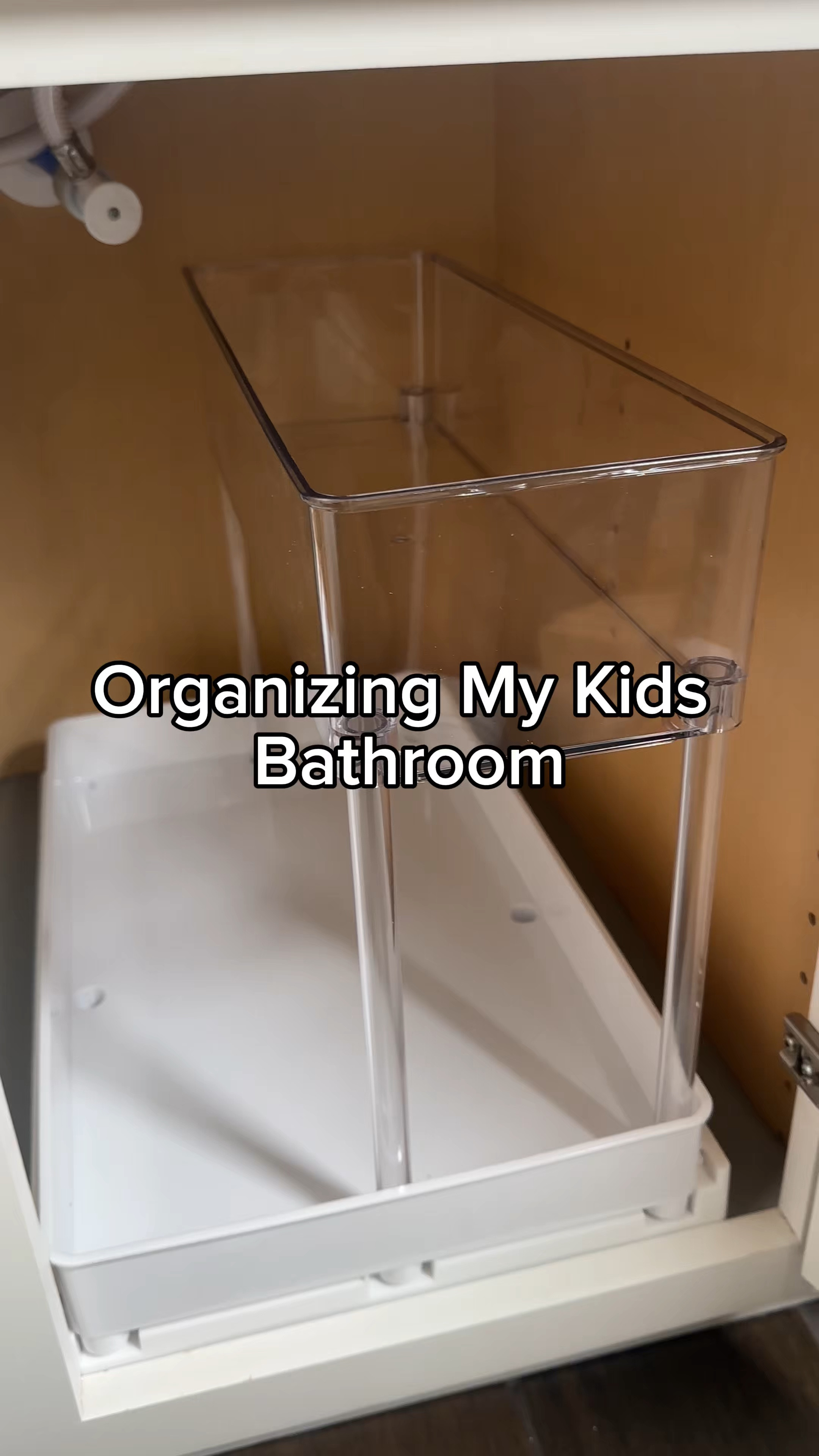 Bathroom organization for my kiddos #organize #organization #bathroom #clean #home #homedecor