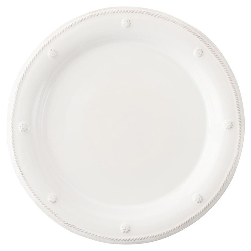 Juliska Berry & Thread Whitewash Ceramic Dinner Plate | Kathy Kuo Home
