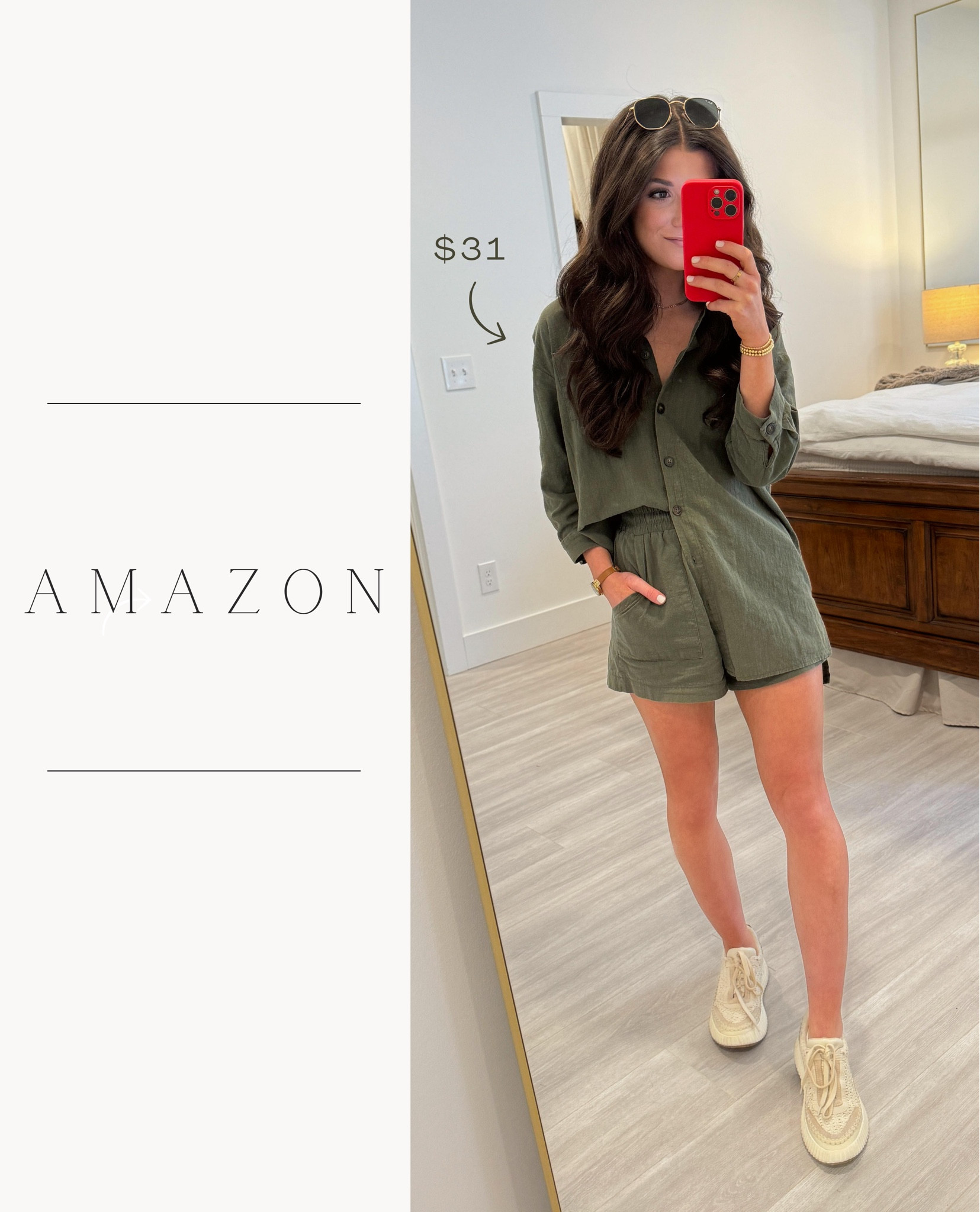 This linen set is my FAVORITE thing to wear in the spring/summer!! Makes a great bathing suit cover up too ☀️

I’m wearing a size small! 

#LTKfindsunder50 #LTKstyletip