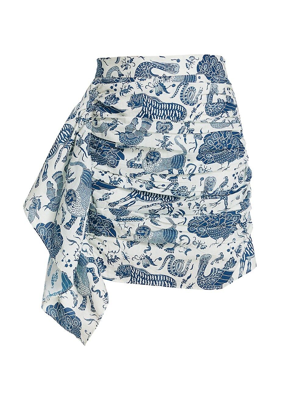 RHODE Hannah Printed Drape Mini Skirt | Saks Fifth Avenue