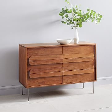 Gemini 6-Drawer Dresser - Walnut | West Elm (US)