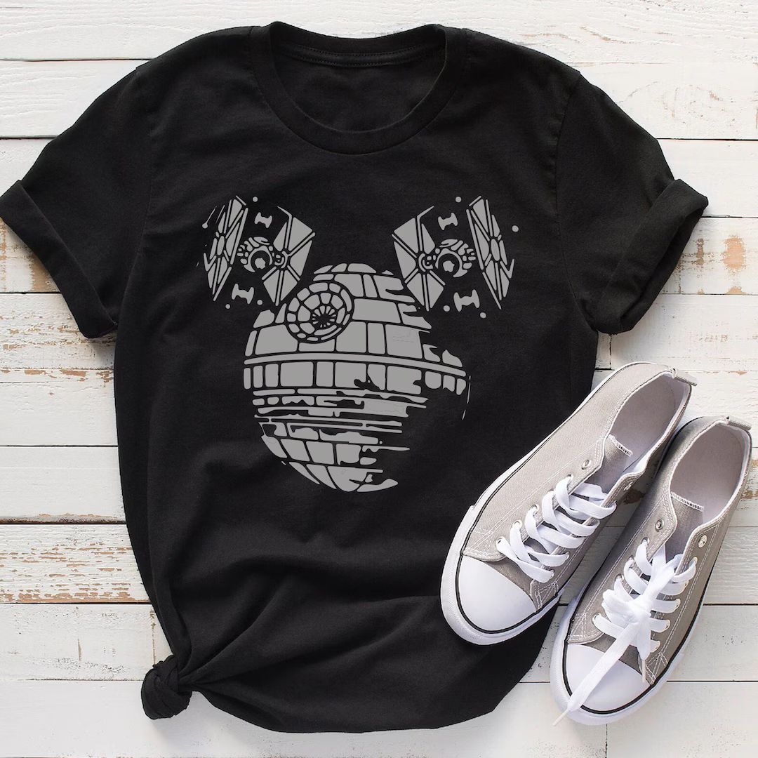 Mickey Death Star, Star Wars Shirt, Disney World Shirt, Star Wars Vintage shirt, Star Wars Gift, ... | Etsy (US)