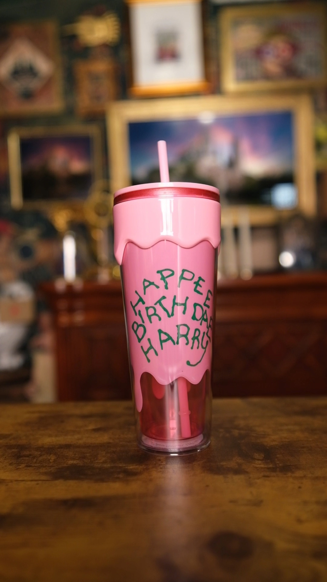 Happee Birthdae tumbler 