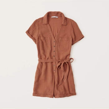 Utility Romper | Abercrombie & Fitch (US)