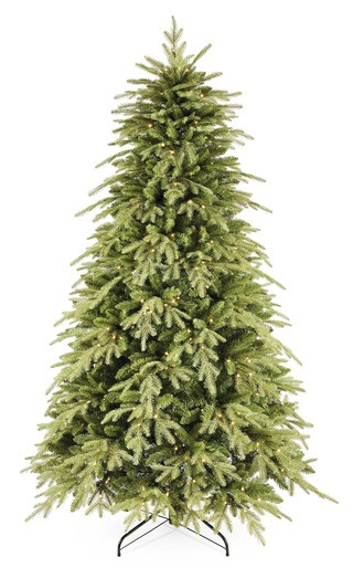 CANVAS Pre-Lit Adeline Downswept Christmas Twinkle Tree, 500 Warm White LED Lights, 7-ft | Canadian Tire