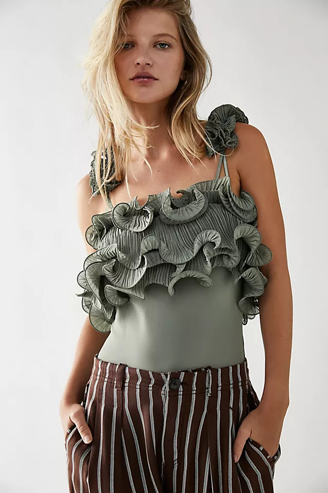 For The Frill Of It Bodysuit | Free People (Global - UK&FR Excluded)