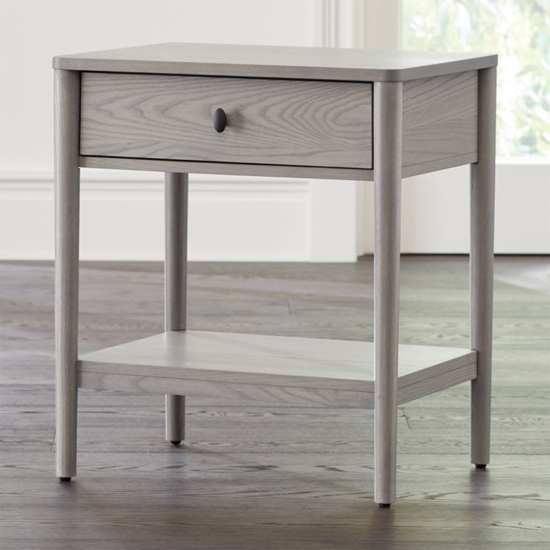 Gia Dove Ash Nightstand + Reviews | Crate & Barrel | Crate & Barrel