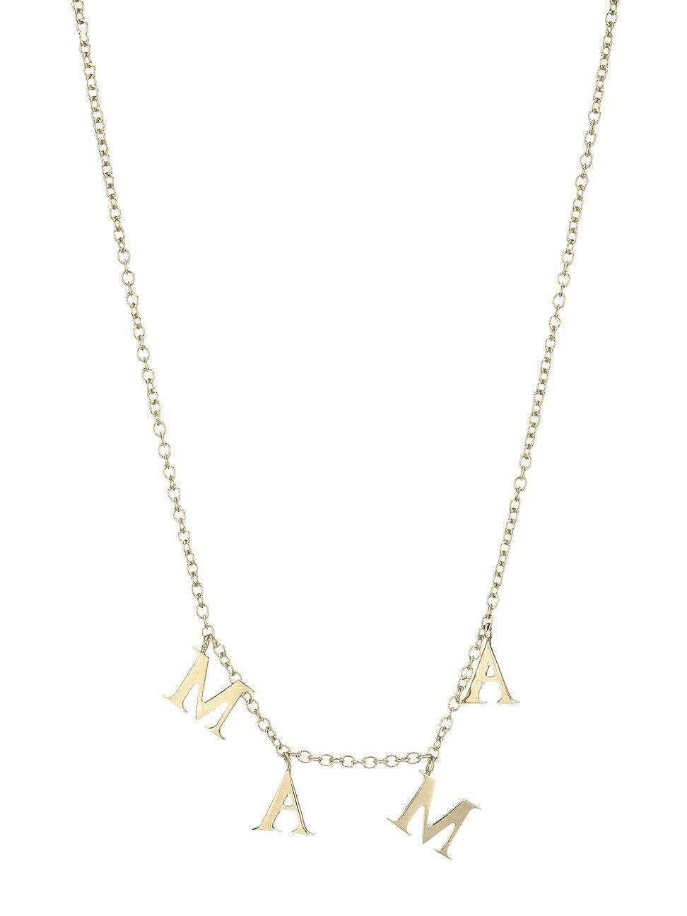 Jennifer Zeuner Jewelry Women's Tara Goldplated Mama Charm Necklace - Gold | Saks Fifth Avenue