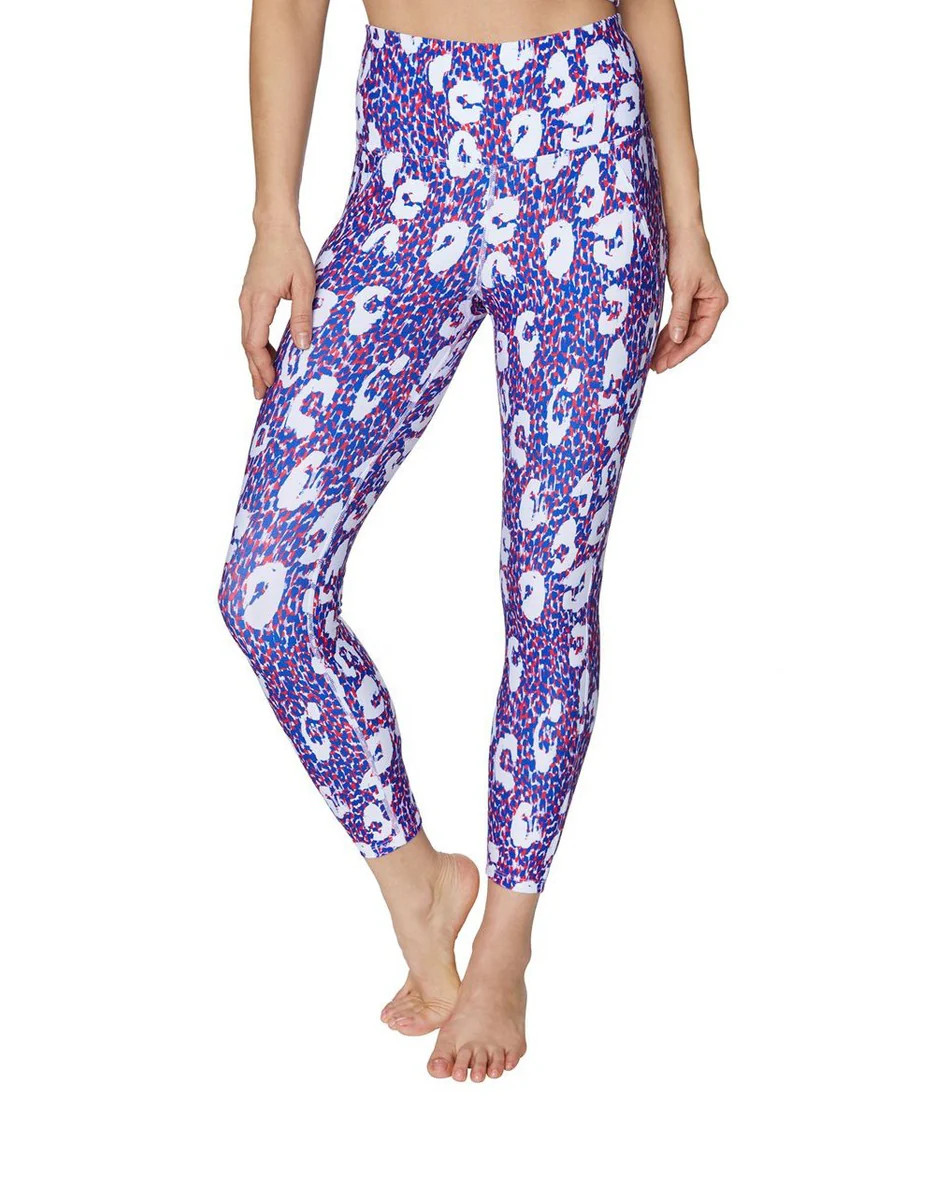 SPECKLED LEOPARD LEGGINGS LEOPARD | Betsey Johnson