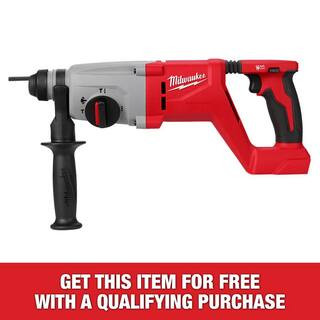 Milwaukee M18 18V Lithium-Ion Brushless Cordless 1 in. SDS-Plus D-Handle Rotary Hammer (Tool-Only... | The Home Depot