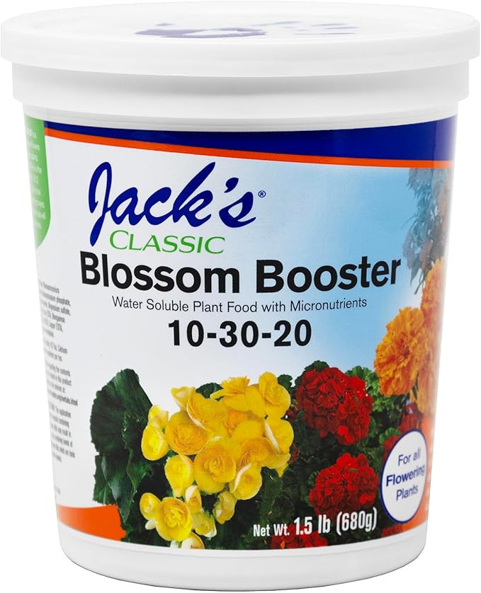 Jack's Classic 10-30-20 Blossom Booster Water-Soluble Fertilizer with Micronutrients for Increasi... | Amazon (US)