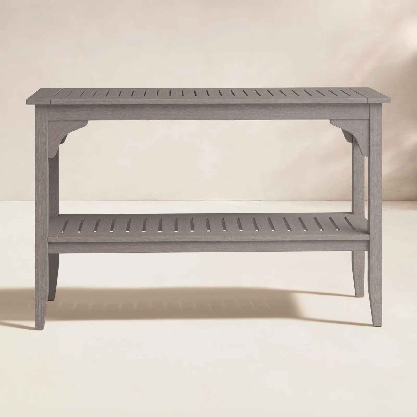 Summerton Rectangular Teak Outdoor Buffet & Console Table , 47.25'' in. W 16'' in. D | Wayfair North America