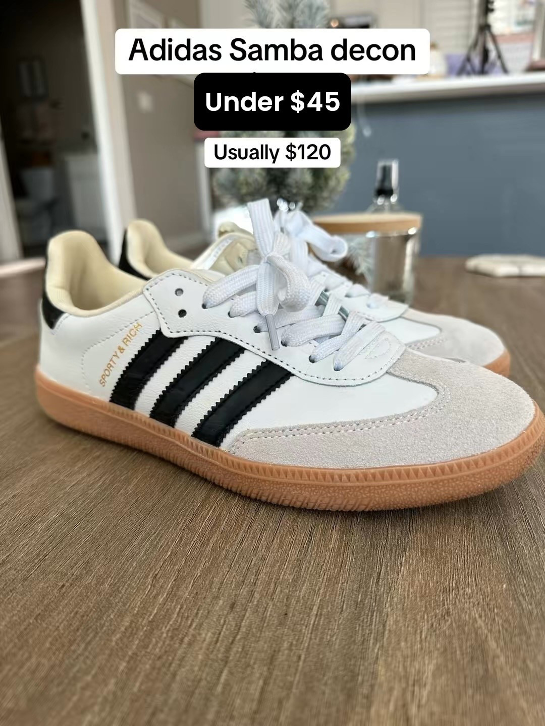 Adidas sambas sporty & rich, I’ve had these over a year and they’ve held up perfectly!! 

#LTKShoeCrush