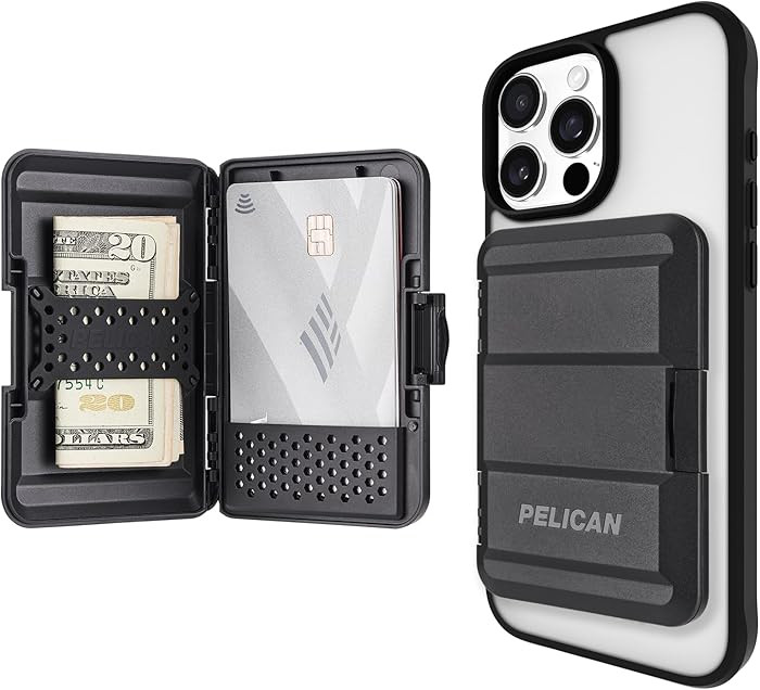 Pelican MagSafe Wallet for iPhone - Heavy Duty MIL-STD Snap-On Phone Magnetic Wallet and Phone Ca... | Amazon (CA)