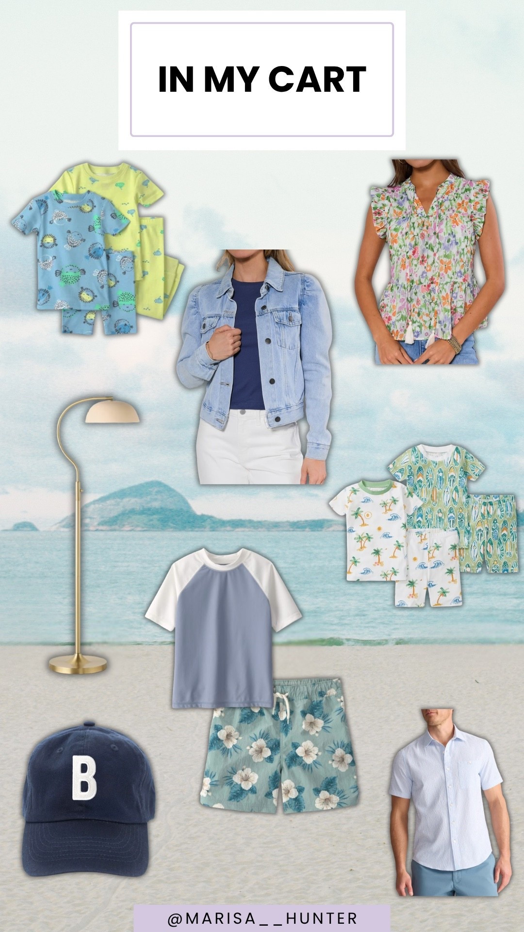 Shop my cart 🛒 

Mom life what moms wear vacation outfits beach lake pool family beach photos kids pjs floor lamp swim suit men’s linen shirt denim jacket cute hat

#LTKdayinmylife #LTKmomlife #LTKSwim